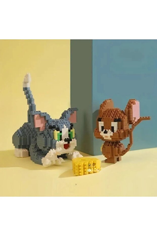 Tom ve Jerry Yapı Blok Seti Oyuncak - 1