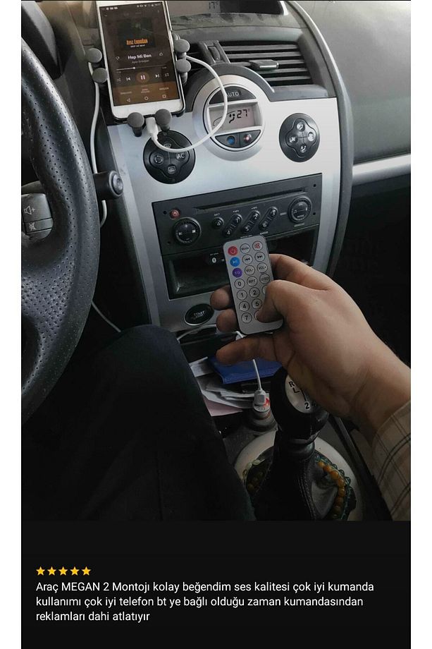 Clio Megan 2 Cd Çalar Teypler Için Aux Usb Bluetooh Modül 1m Kablolu   Uyumlu - 5