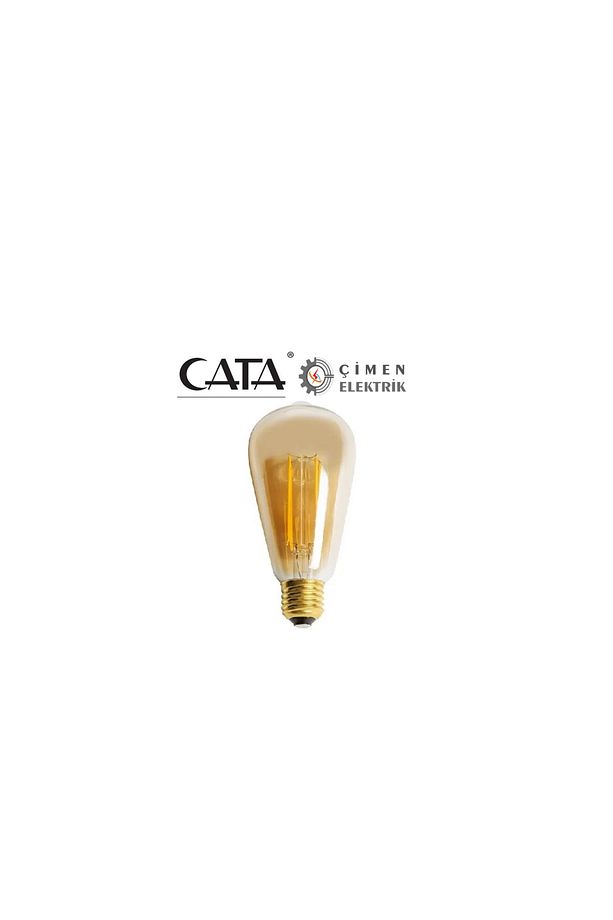 10 Adet Cata Ct 4290 8w Rustik Led Ampul 2700k Amber - 1
