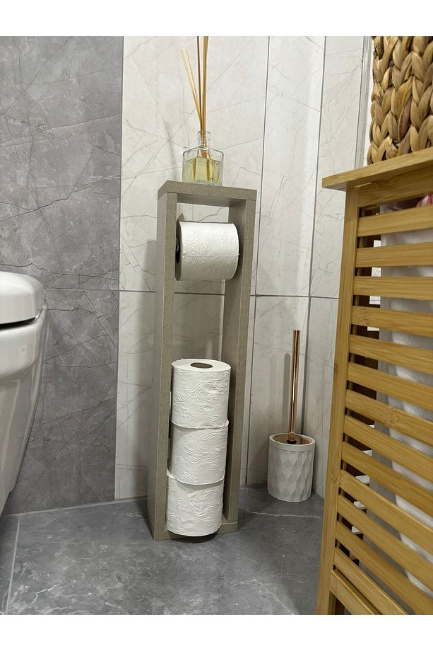 tuvalet kağıtlığı peçetelik banyo klozet wc lavabo rulo - 1