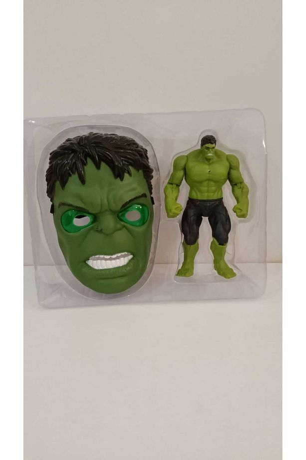 hulk  maskesı ve robotu pilli oyuncak - 4