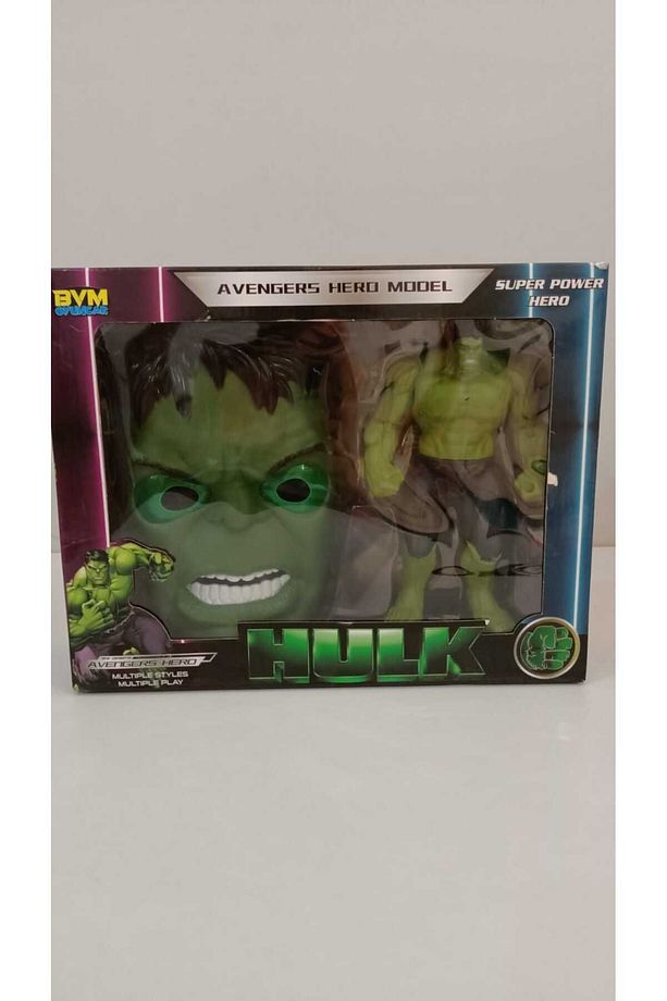 hulk  maskesı ve robotu pilli oyuncak - 2