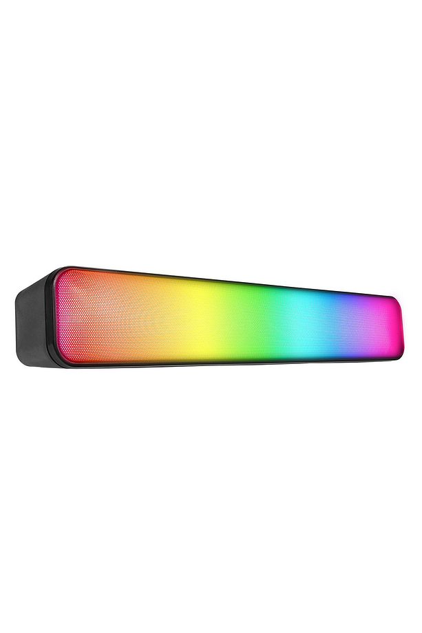 Md-sbt25 Siyah Rgb Oyuncu Speaker Soundbar Sese Duyar 10wmicrosd Taşınır Bluetooth Hoparlör Speaker - 4