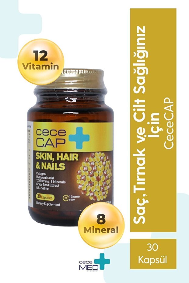 Cece Cap Skin Hair Nails (Leather Hair And Nail) 30 Capsules