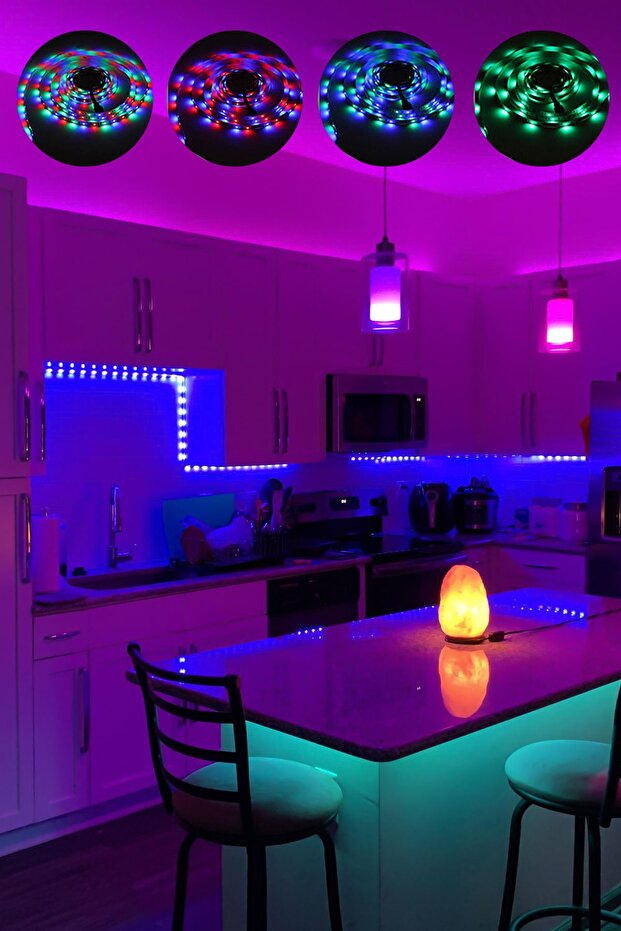 Kumandalı Rgb Şerit Led 5 Metre - 5