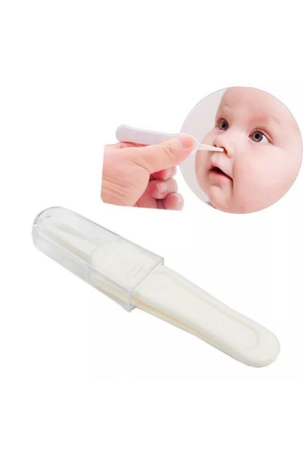 Bebek Sümük Temizleme Cımbızı Burun Kulak Göbek Temizleme Aparatı Mavi renk - 4