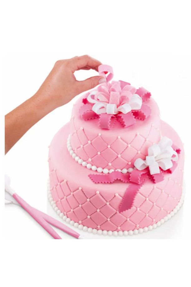 Marzipan Seti 4lü Şeker Hamuru Şekillendirme Göz Modelleme Pasta Kurabiye Desen Figür Yapma Seti - 3