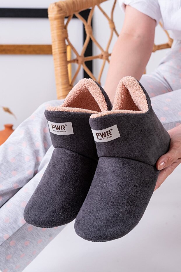 Unisex Home Shoes with Wool Inside Home Boots Home Shoes