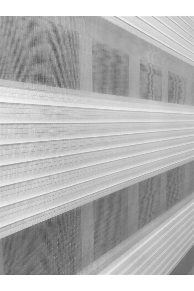 Pliseli Zebra Stor Perde Ekru - 4