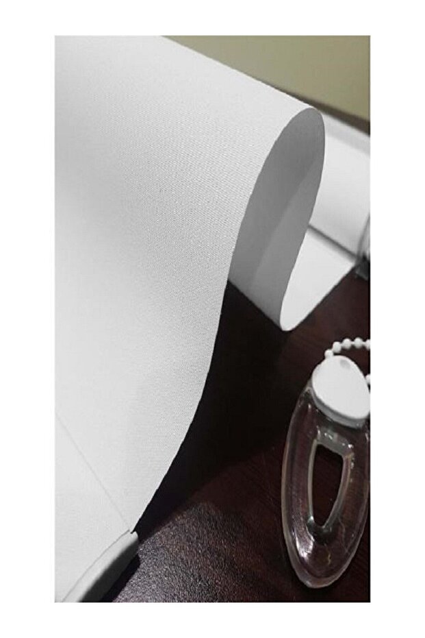 Mat Polyester Beyaz Stor Perde - 3