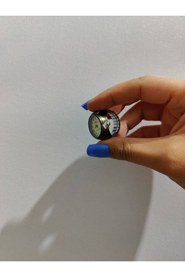 خاتم ساعة صغير بأرقام رومانية، ساعة إصبع، ساعة حلقة صغيرة - 5