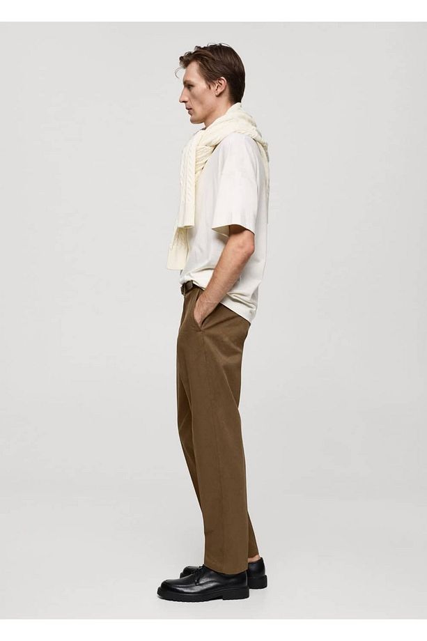Regular fit pamuklu pantolon - 8