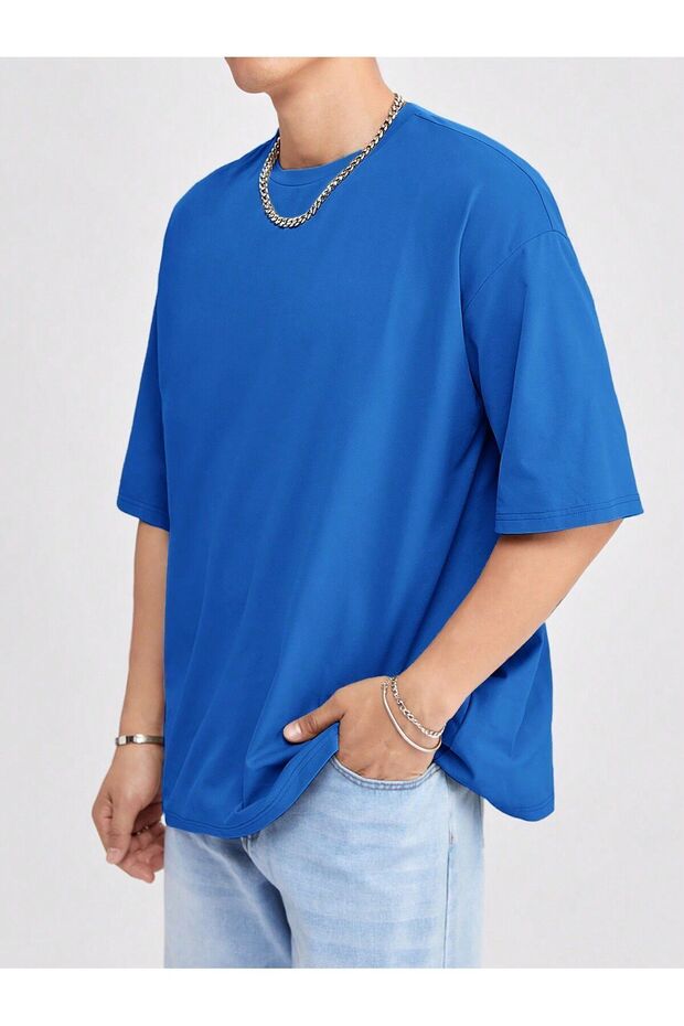Plus Size Comfortable Unisex T-Shirt - Crew Neck