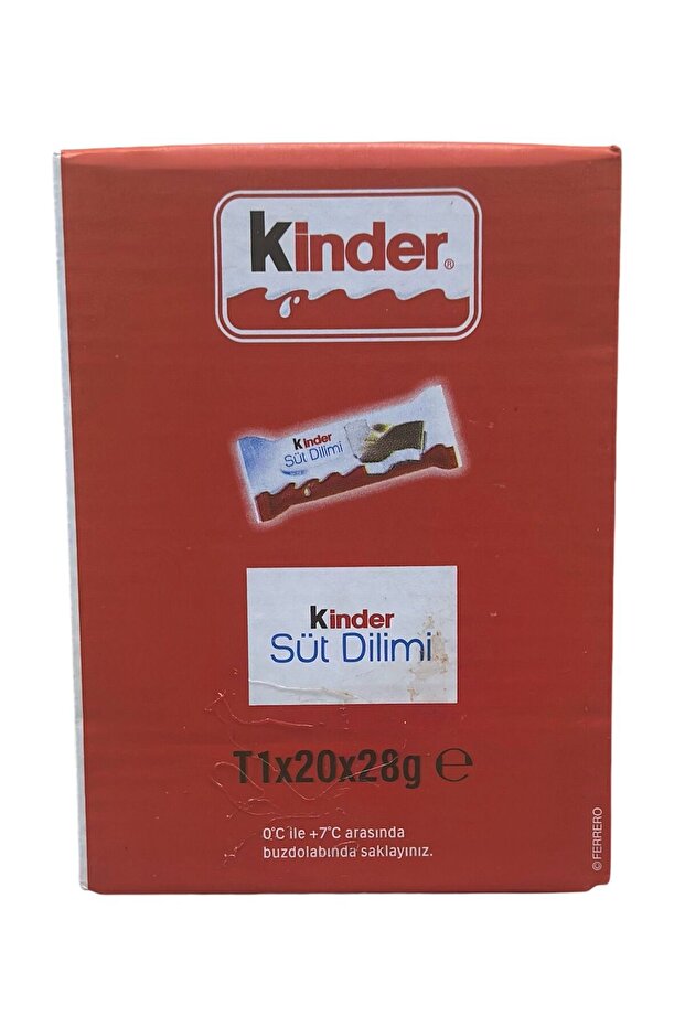 KİNDER SÜT DİLİMİ 28 GR *20'Lİ - 2