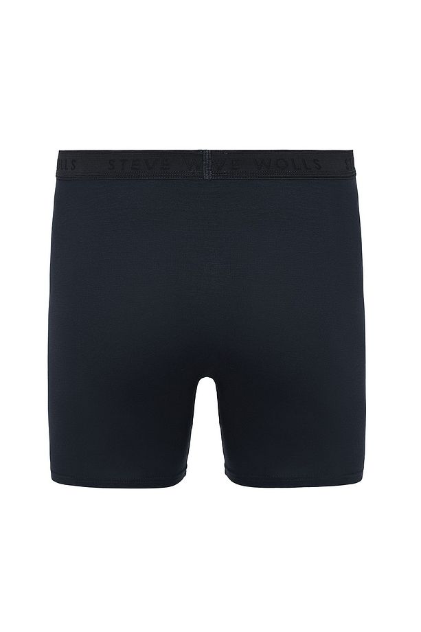 Erkek Lacivert 3’Lü Uzun Paça Bambu Boxer - 25201 - 3