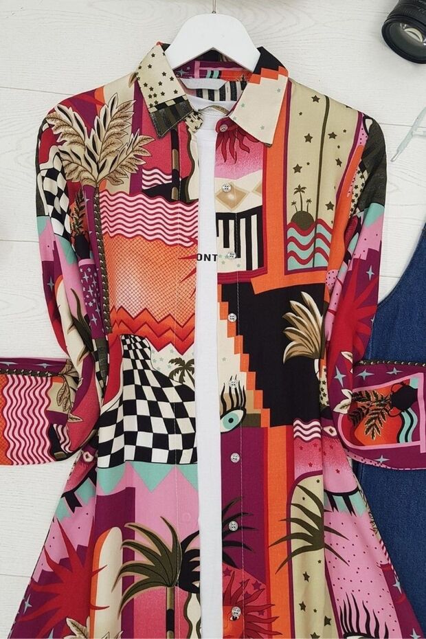 Long Printed Tunic - 3