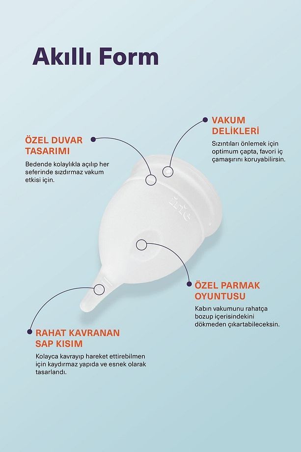 Adet Kabı [[Regular Transparan]] Kullanımı Kolay - Sızdırmaz - Konforlu - Can Yakmaz Acıtmaz - 5