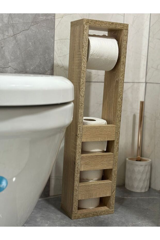 tuvalet kağıtlığı peçetelik banyo klozet wc lavabo rulo - 3