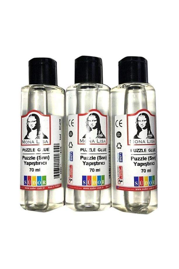 3x70 ml Puzzle Yapıştırıcı Seti (Şeffaf) / - 1