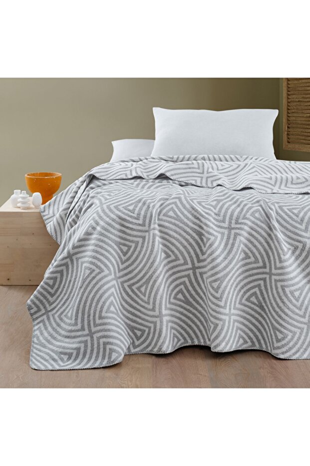 بطانية رمادية مفردة كاسيلا - 150x200