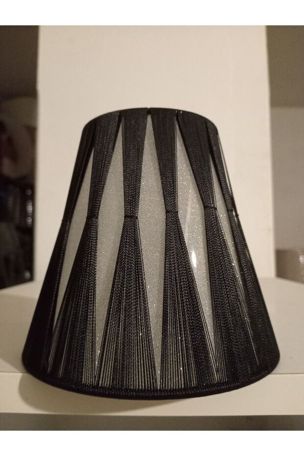 Kol abajur perdeli siyah - 1