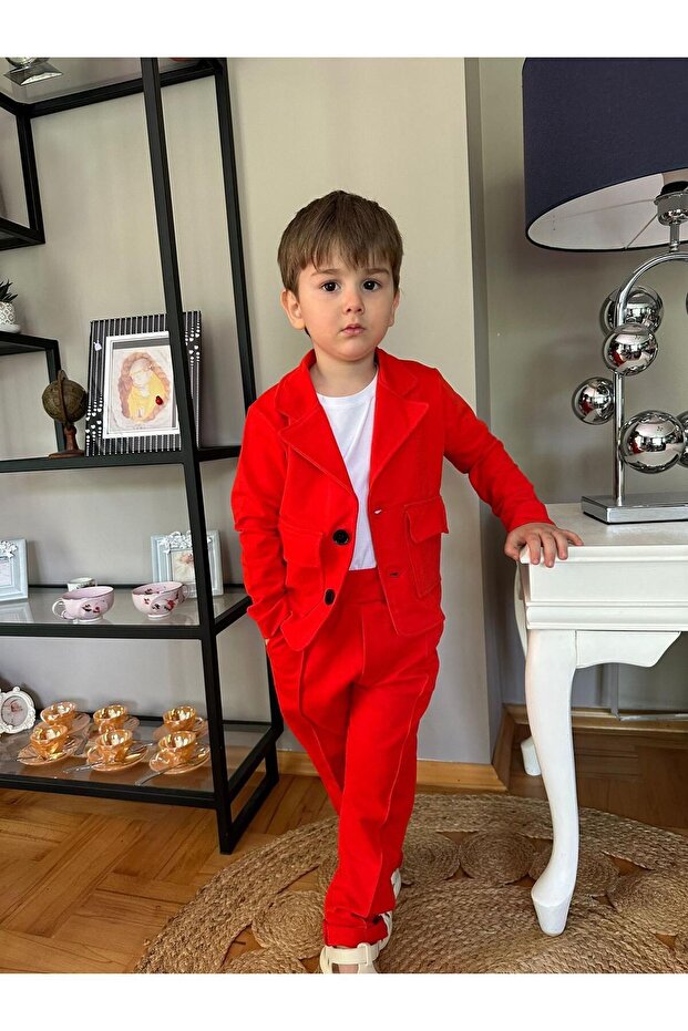 Boy's Two Thread Jacket Suit - 1