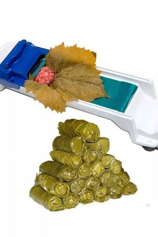 3 Kademeli Yaprak Dolma Sarma Makinesi, Kolay Yaprak Sarma Aparatı, Sarma Aleti - 6