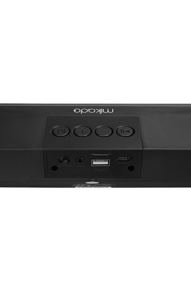 Md-sbt25 Siyah Rgb Oyuncu Speaker Soundbar Sese Duyar 10wmicrosd Taşınır Bluetooth Hoparlör Speaker - 8