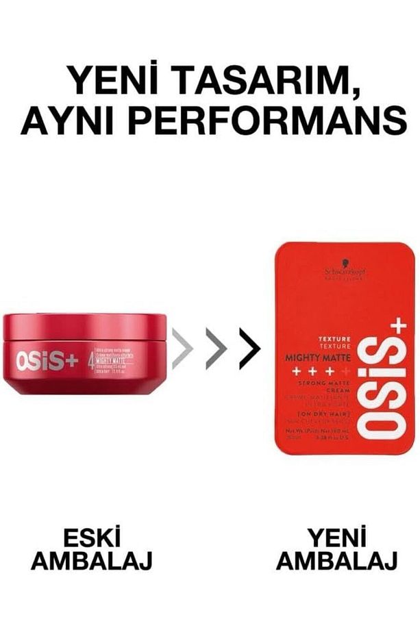 Schwarzkopf Osis Mıghty Matte Mükemmel Güçlü Tutuşlu Wax 100 ml CYT794646613131941466642268205222200 - 1