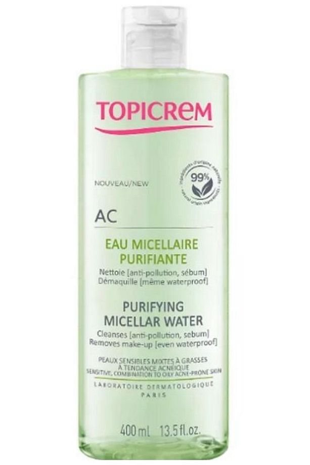 Topicrem Ac Purifying Micellar Water 400 Ml - 1