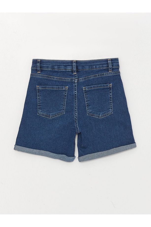 Basic Kız Çocuk Jean Şort - 2