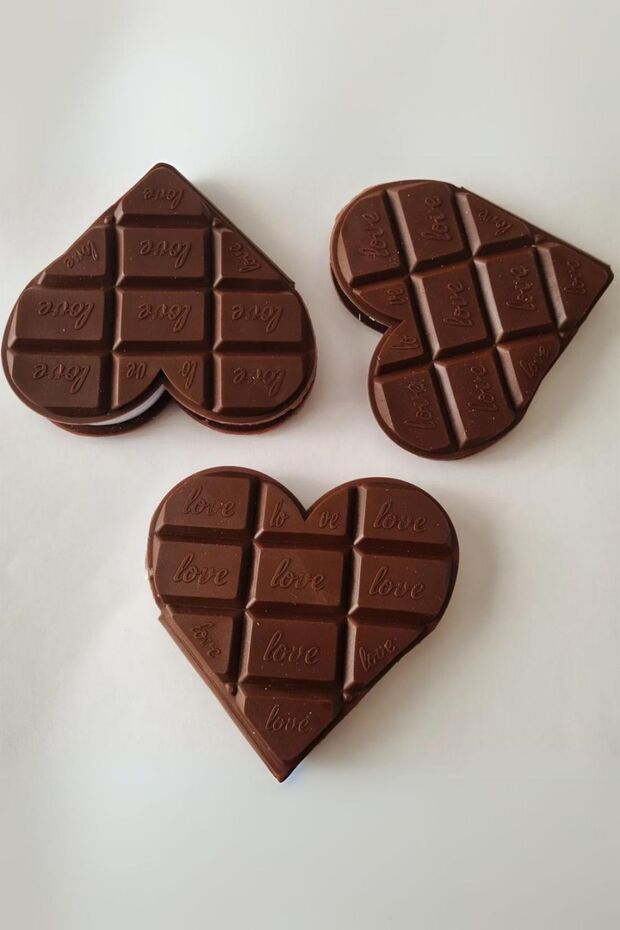 Heart Chocolate Notebook - Scented Gift Notebook - 3