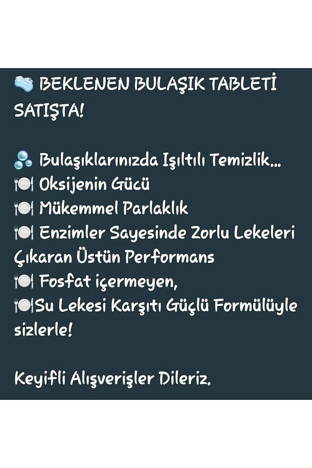 "doğaya Dost Ve Etkili Temizlik: Bitkisel Yerli Bulaşık Makinesi Tableti (FOSFATSIZ)!" - 2