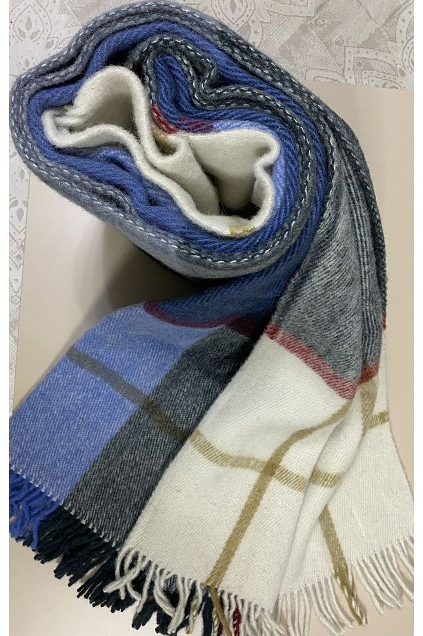 Gençev Home && %100 Saf Yün Scotch Battaniye Tek Kişilik * Yün Battaniye - % 100 Saf Yün - Wool - 2