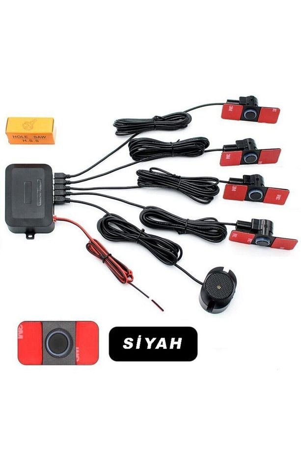 Park Sensörü Ses Ikazlı Orjinal Lens Görünümlü Yeni Nesil Oem Tip Siyah Sensör - 1