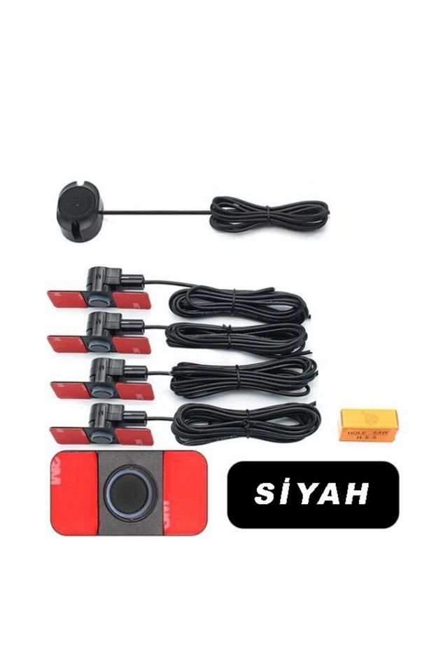 Park Sensörü Ses Ikazlı Orjinal Lens Görünümlü Yeni Nesil Oem Tip Siyah Sensör - 2