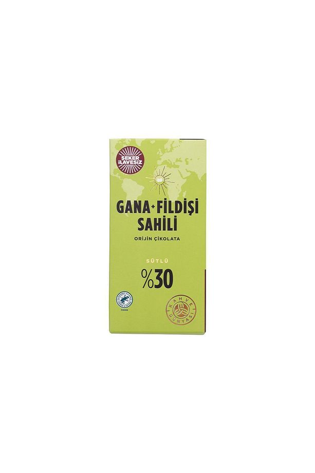 Orijin Sütlü Çikolata Gana Fildişi Şeker Ilavesiz - 1