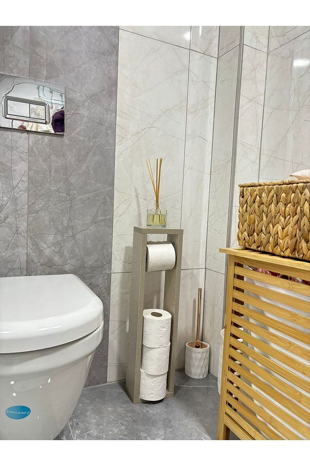 tuvalet kağıtlığı peçetelik banyo klozet wc lavabo rulo - 2