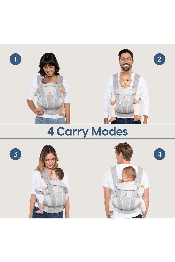 Omni Breeze Softflex Mesh 0-4 Yaş , 4 Taşıma Pozisyonlu Kanguru , Yeni Doğan Ve Küçük Çocuklar - 2