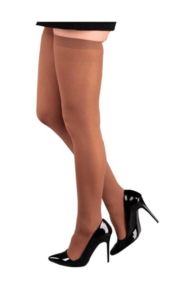 Women's Bronze Thick 4-Layer Sole Laptop Teacher Socks Without Garter (RED PACKAGE) 3-Piece