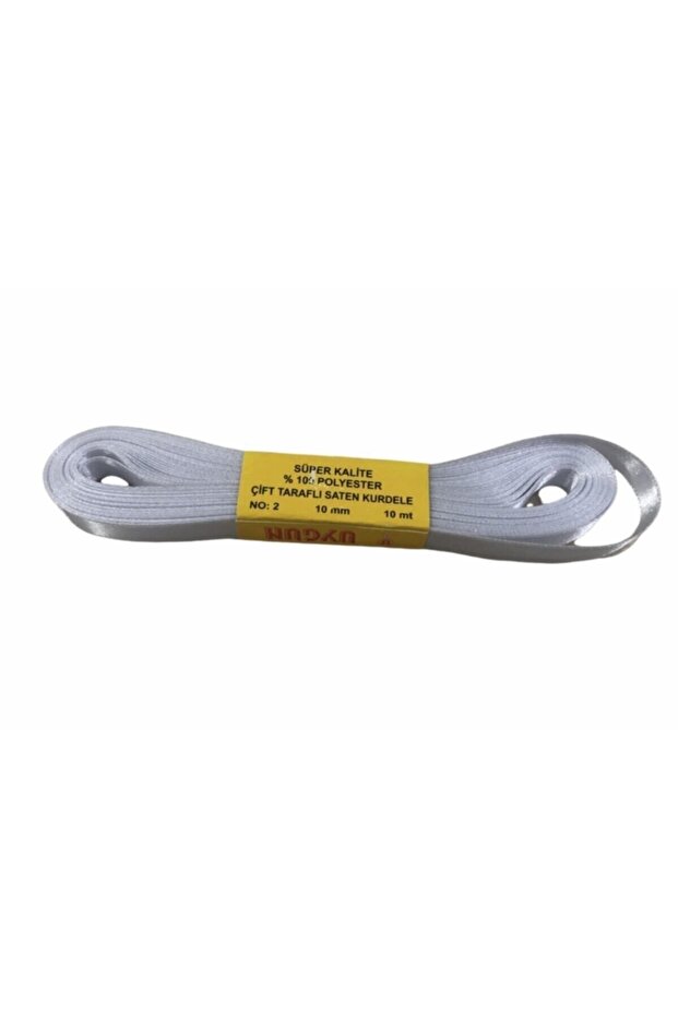 Double Sided Satin Ribbon White Ribbon No 2 10 Mm 10 Meters