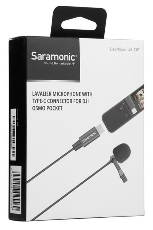 Lavmicro U3-op Osmo Pocket Mikrofonu - 1