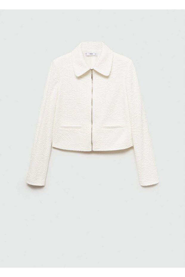 Dokulu pamuklu ceket - 3