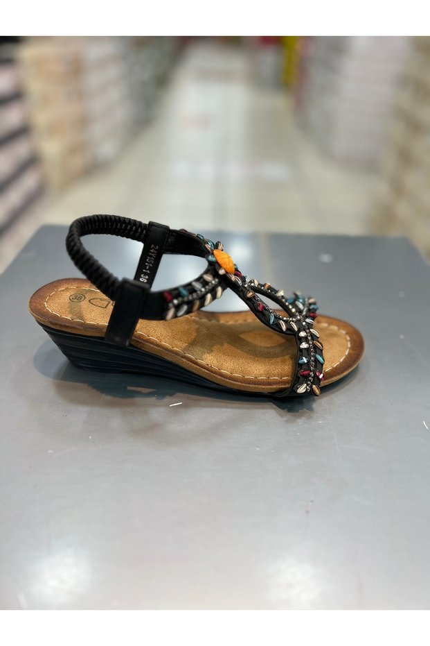 24Y151-1 Feta Heel Imported Women's Sandals