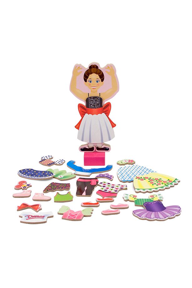 Melissa And Doug Ahşap Mıknatıslı Giydirme - Balerin Nina - 2