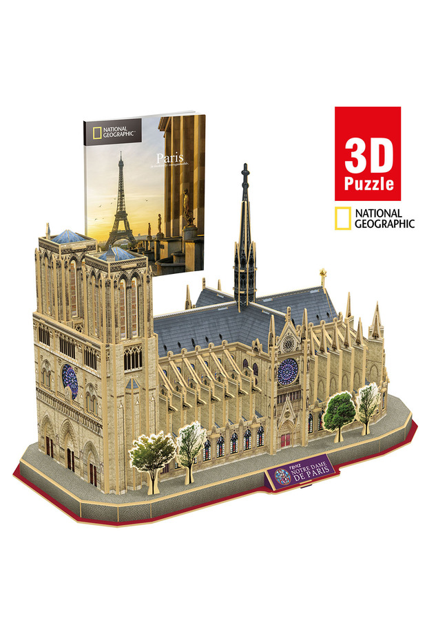 Genel Markalar 3d Puzzle National Geographic Serisi - Notre Dame De Paris