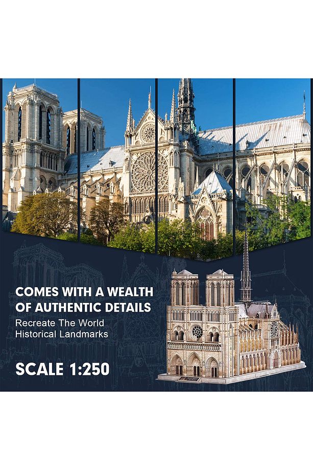 3D Puzzle Notre Dame de Paris - 7