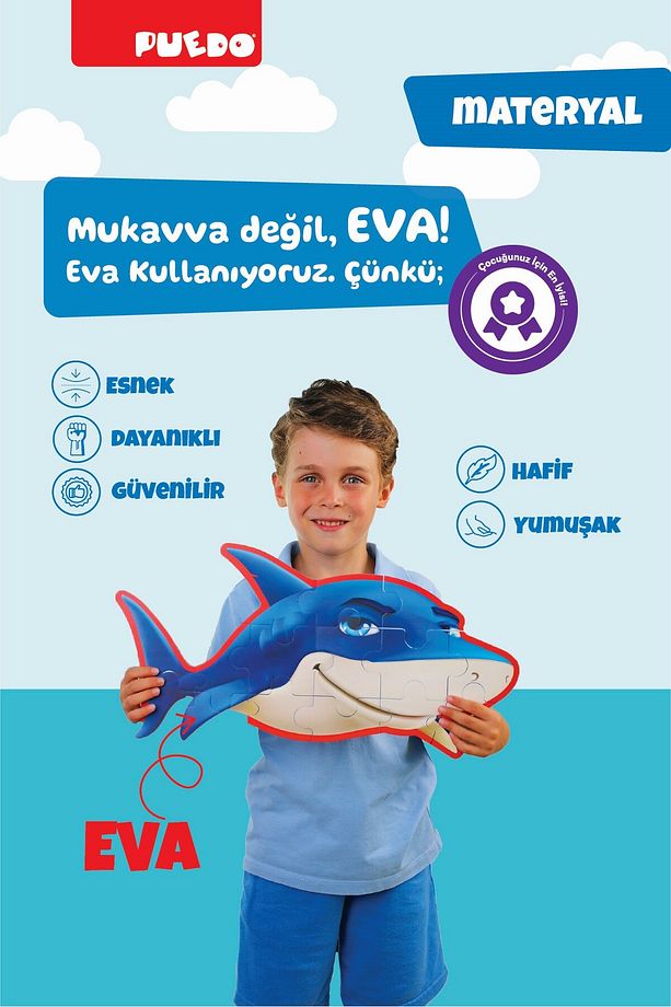 Çift Taraflı Puzzle - Deniz Canlıları - 3