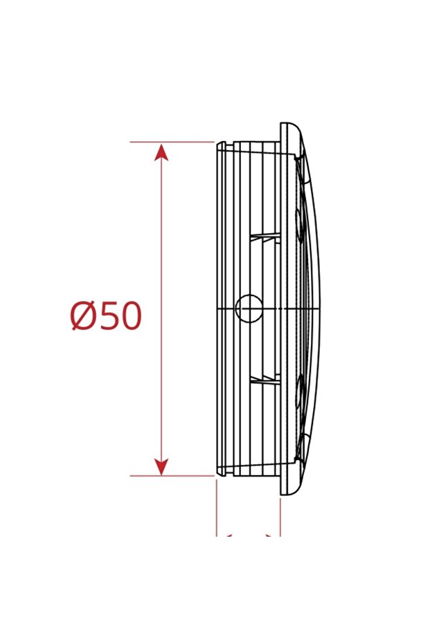 Gömme Kulp Beyaz 2 Adet - 4