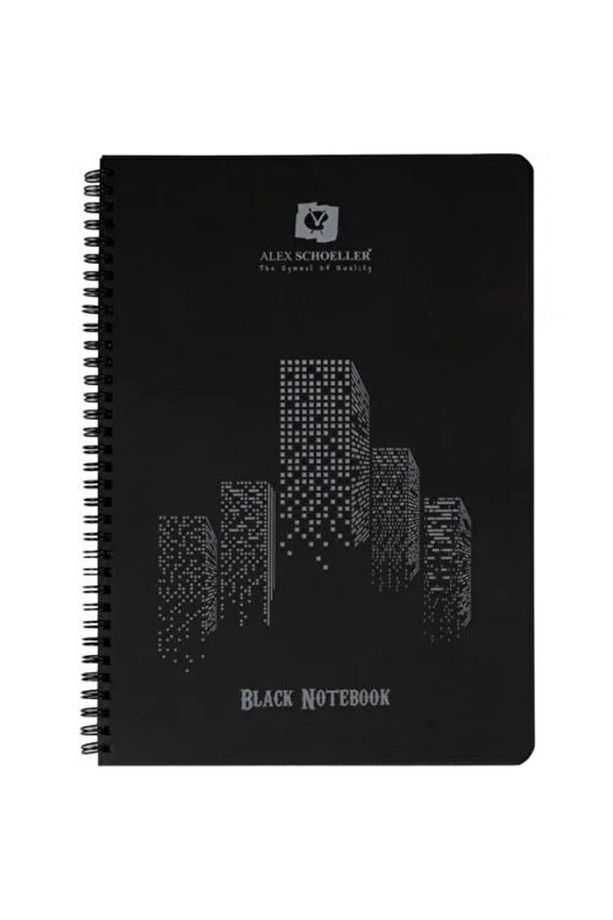 Spiral Pp Kapak Defter Siyah (a6) 60 Yaprak Alex-1620 - 1